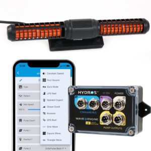 IceCap 4K Gyre Flow Pump with dual propellers and HYDROS WaveEngine LE for advanced aquarium water circulation.