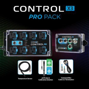 HYDROS Control X3 / XP8 PRO Pack Controller with advanced aquarium monitoring, app integration, and energy-efficient power management features.