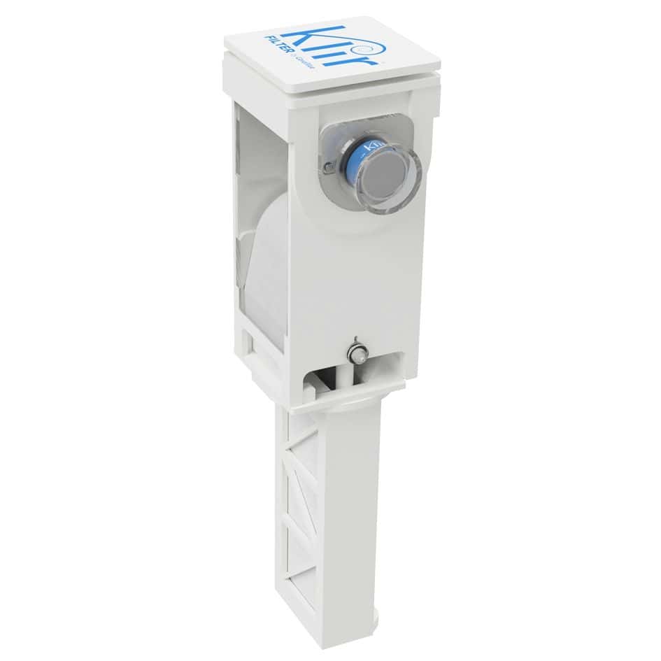 Klir Fleece Filter Di-4 providing 50-micron filtration for crystal-clear water in aquariums, replacing traditional filter socks.