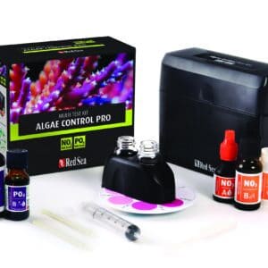 Red Sea Algae Control Pro Test Kit for nitrate and phosphate testing in reef aquariums, ensuring accurate algae control and coral health.