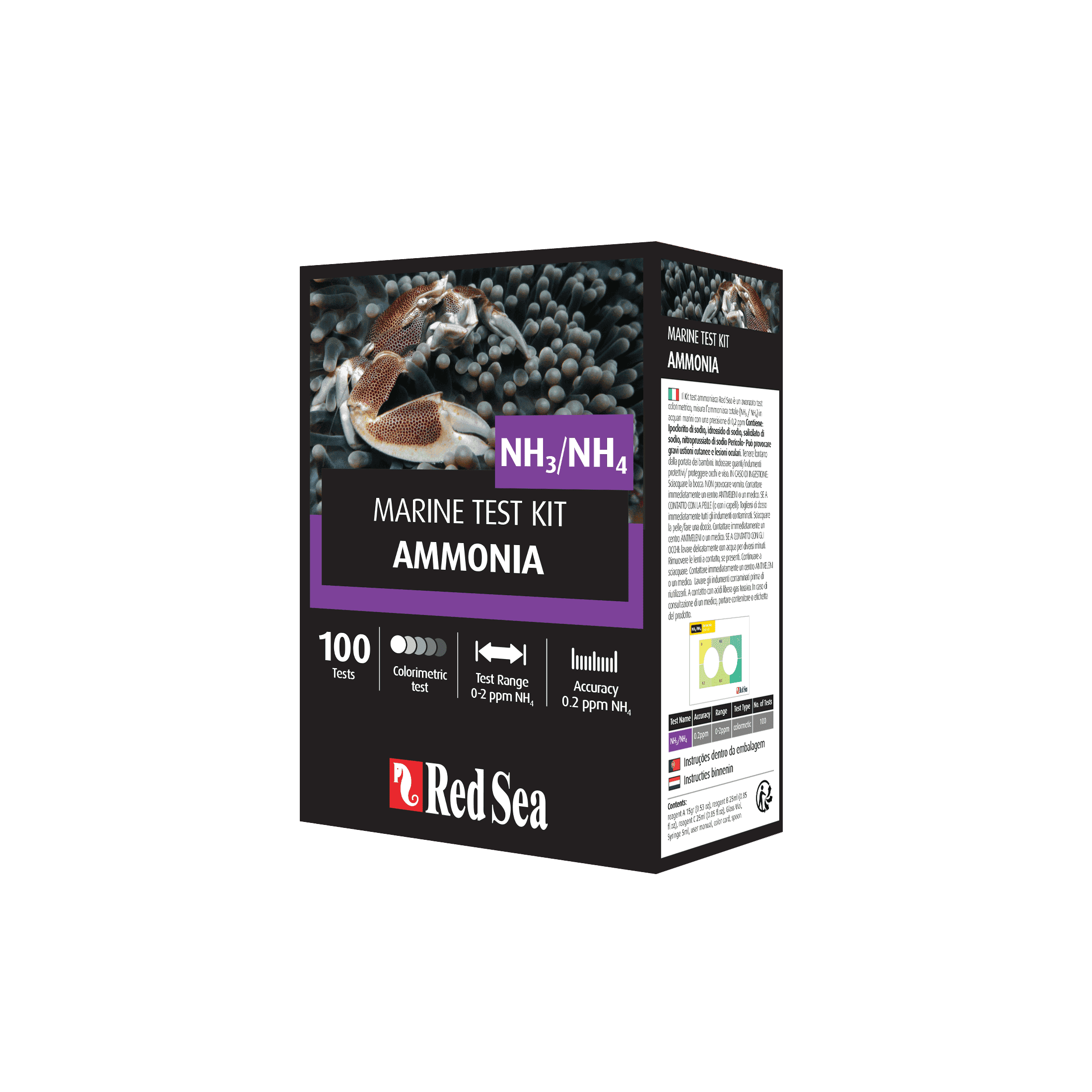 MCP Ammonia Test (100 Pack) by Red Sea