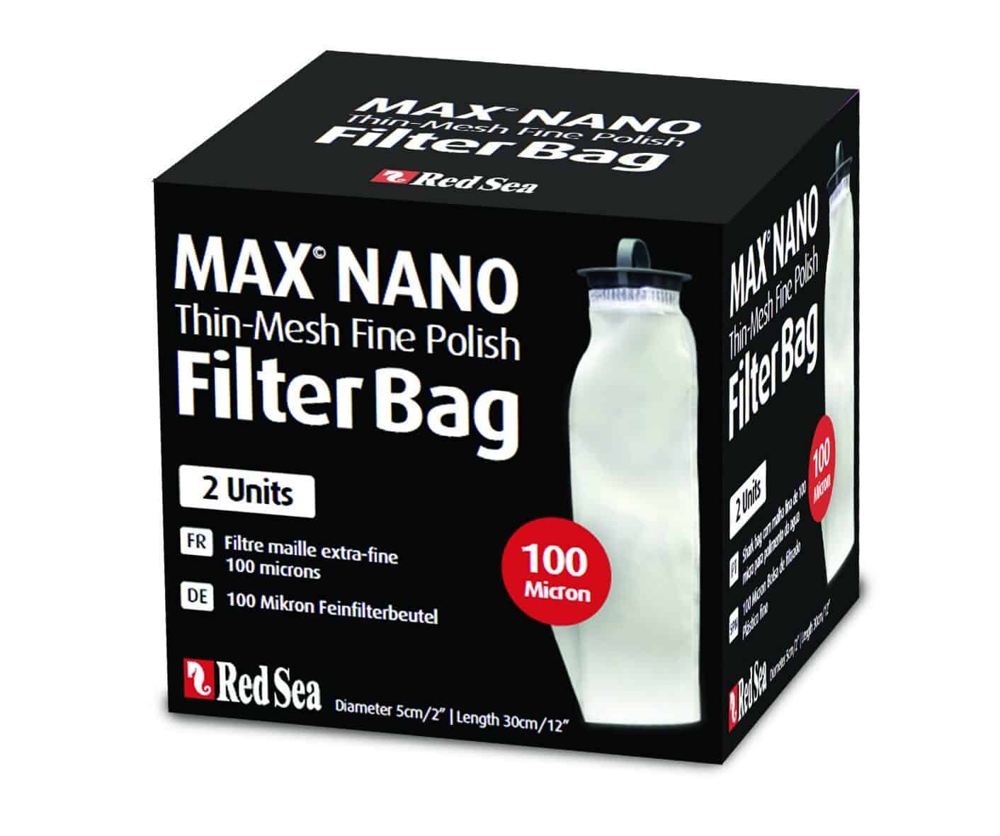 Max nano filter sock box picture