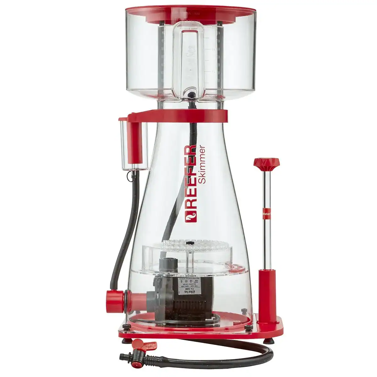 Red Sea Reefer 900 Internal Protein Skimmer for tanks up to 740 gallons in size. Features manual neck cleaner, FoamView window, and high fl