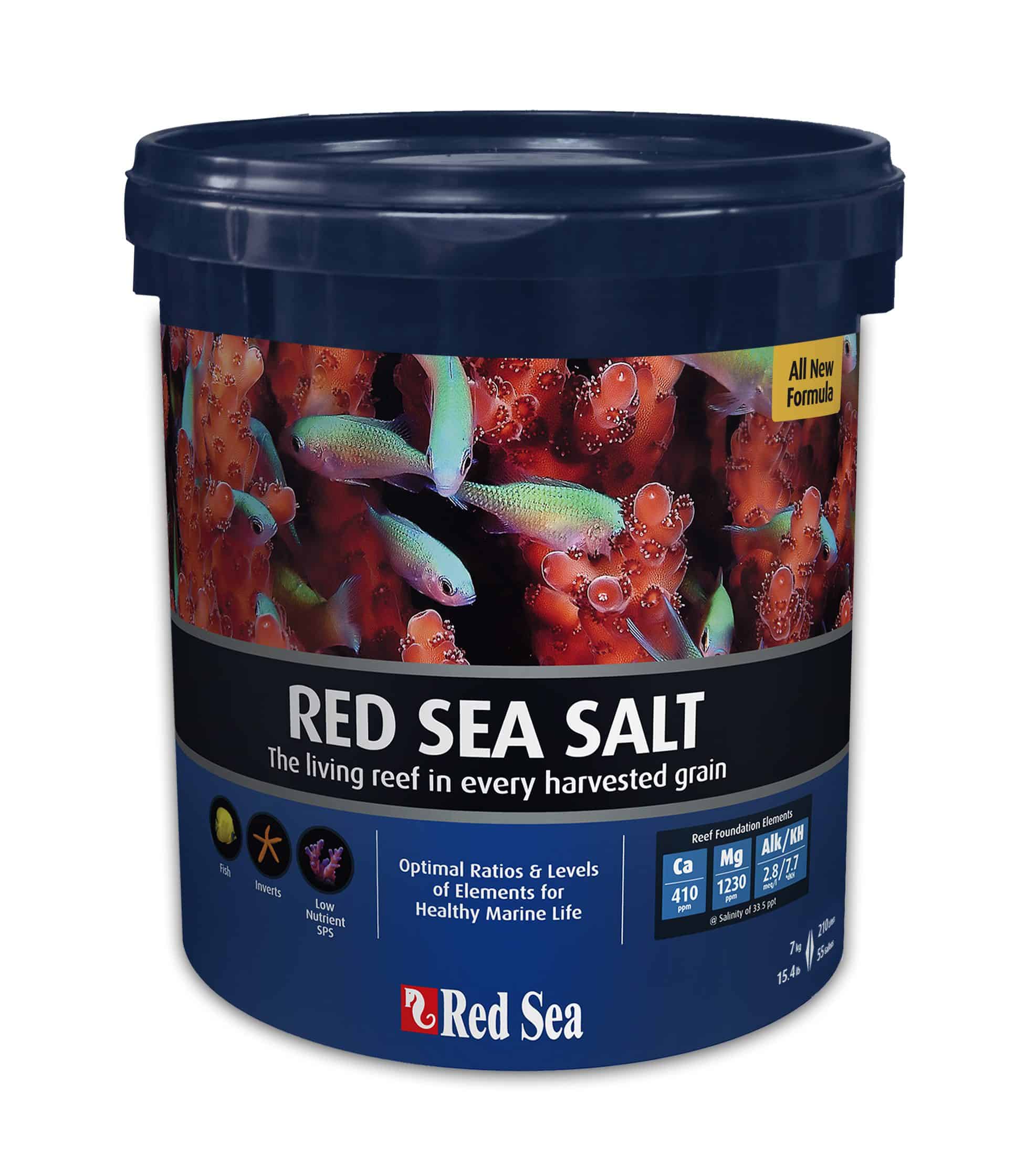 Salt bucket 55 gallons by Red Sea packaging