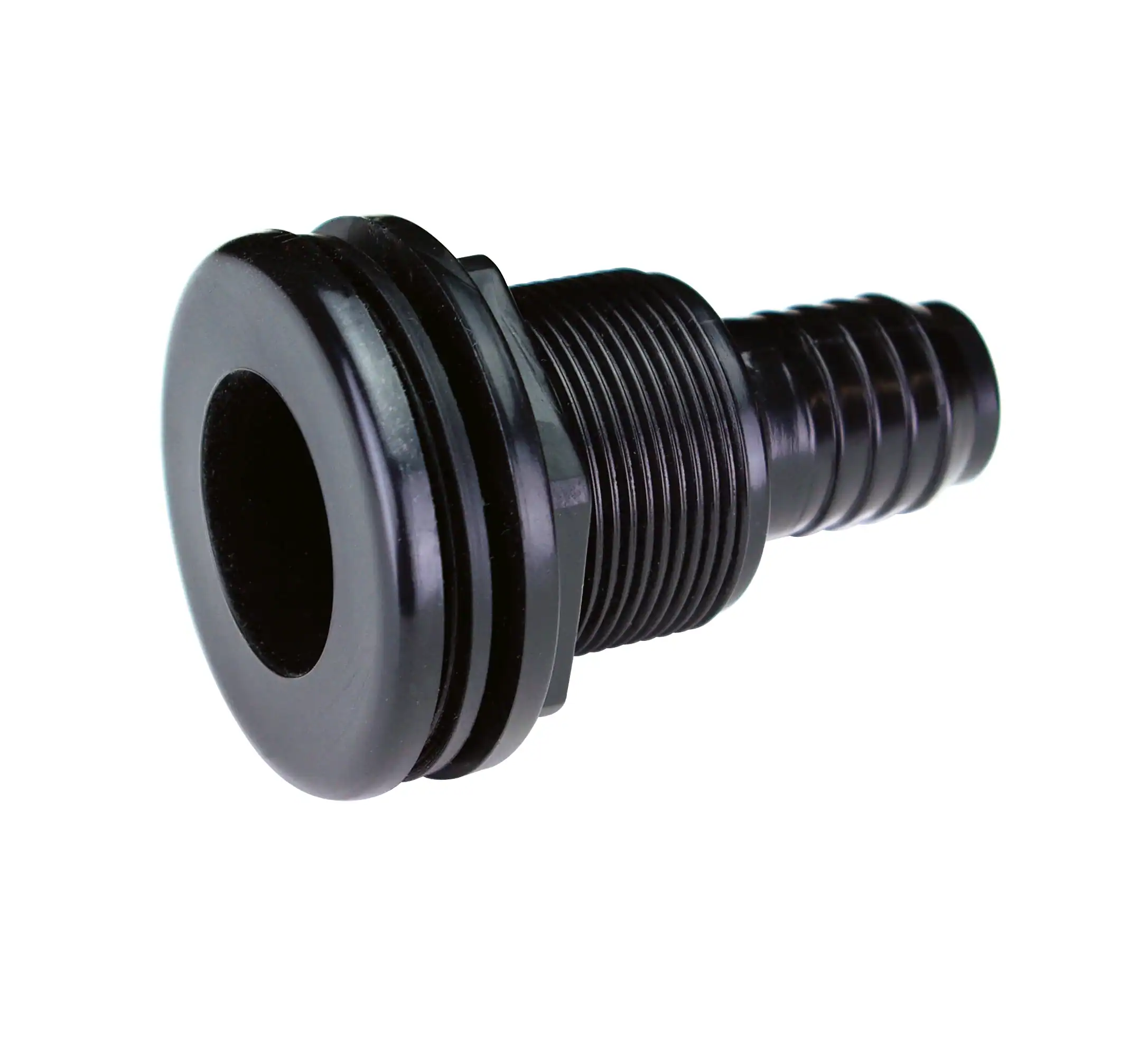 1 inch slip bulkhead insert fitting for 1 3/4 inch hole aquarium plumbing secure leak free connection