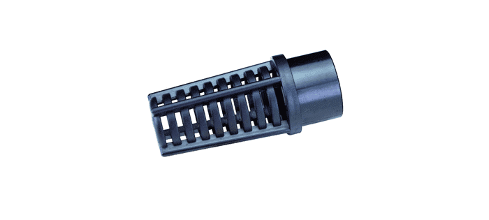 1/2" FIT Suction Screen with stainless steel construction and fine mesh filtration for pump and equipment protection.