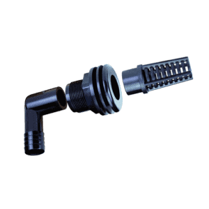 Lifegard Aquatics slip bulkhead kit 1/2 inch PVC aquarium plumbing connector watertight fitting