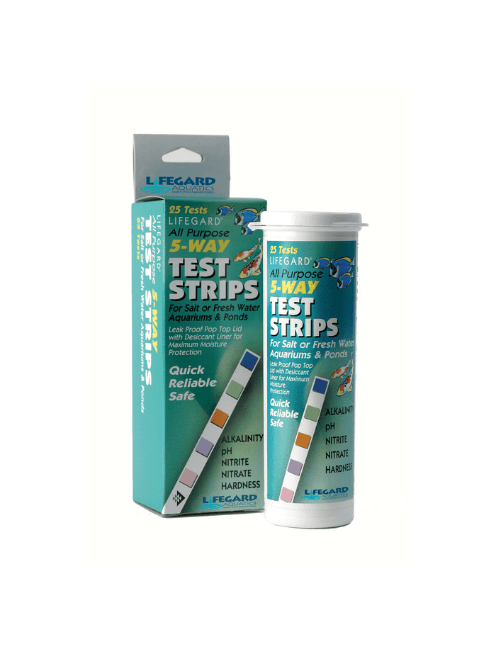 Lifegard ammonia test strips pictured