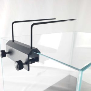 LED Light Mounting Bracket by Lifegard Aquatics for full-spectrum LED lights, made from durable aluminum for peninsula aquariums.