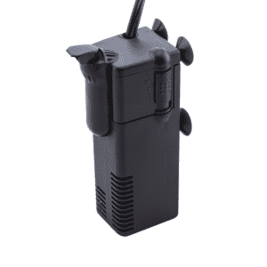 Lifegard Submersible Nano Filter with adjustable spray bar, dual-stage filtration, and compact design for efficient aquarium care.