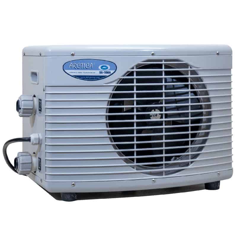 JBJ Chiller HP Arctica - 230V aquarium chiller with titanium heat exchanger and LED temperature control, ideal for consistent cooling.