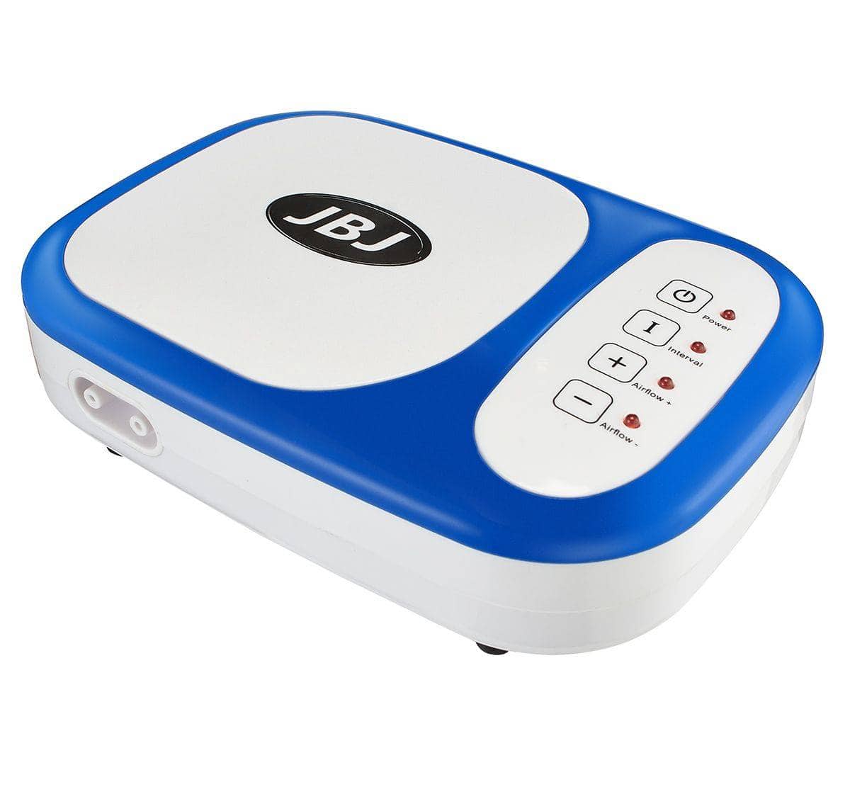 Maxum Air Pump with Battery Backup by JBJ Aquarium for emergency tank circulation.