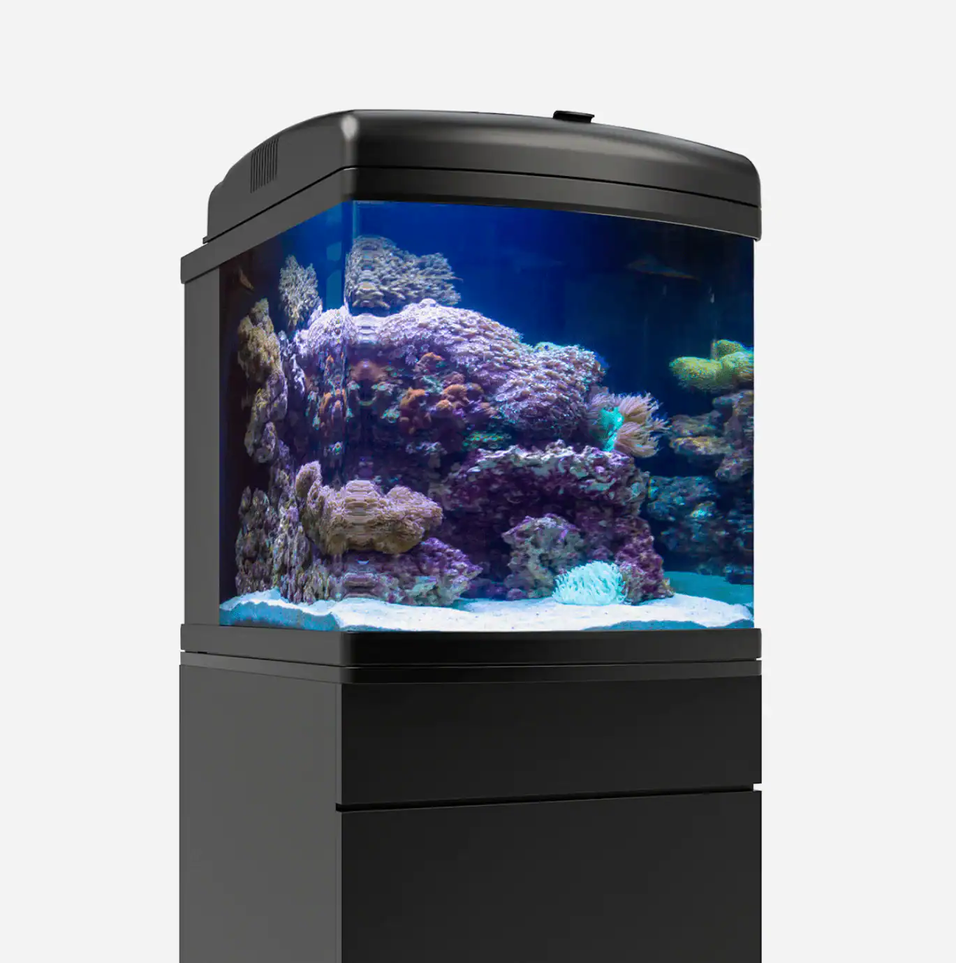 JBJ 28 Gallon Nano Cube AIO Aquarium 40W LED WiFi All-in-One Tank