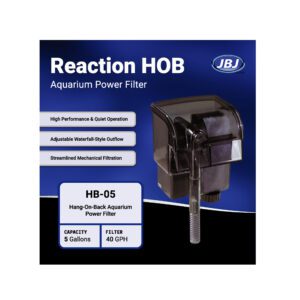 Reaction Aquarium Power Filter - up to 5g