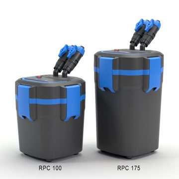 JBJ Reaction Pro 2 Aquarium Canister Filter external canister system with UV sterilizer and 530 GPH flow for freshwater and saltwater tanks