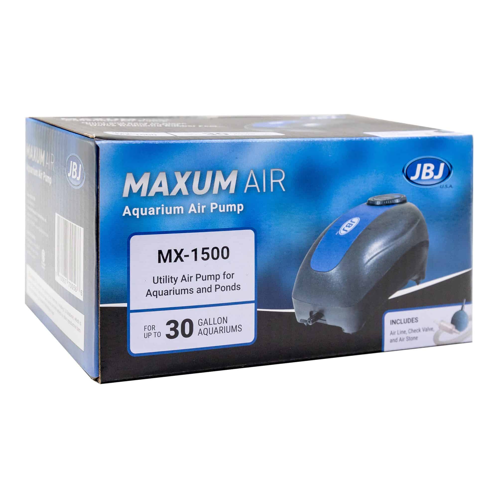 Maxum Aquarium Airpump Kit - 1.5 L/Min - 30 Gal - JBJ