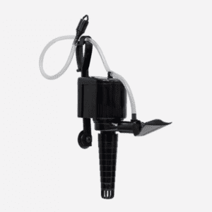 Accela Submersible Powerhead 182 GPH with epoxy-sealed motor and venturi injector for efficient water circulation in aquariums.