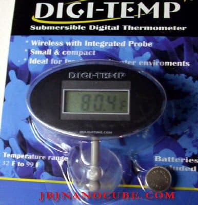 Digi-Temp (Battery Included) Submersible Thermometer packaging