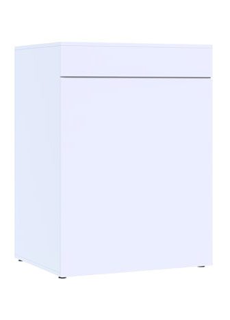 JBJ Aquarium Cabinet Stand White gloss finish with storage for 45-gallon tanks