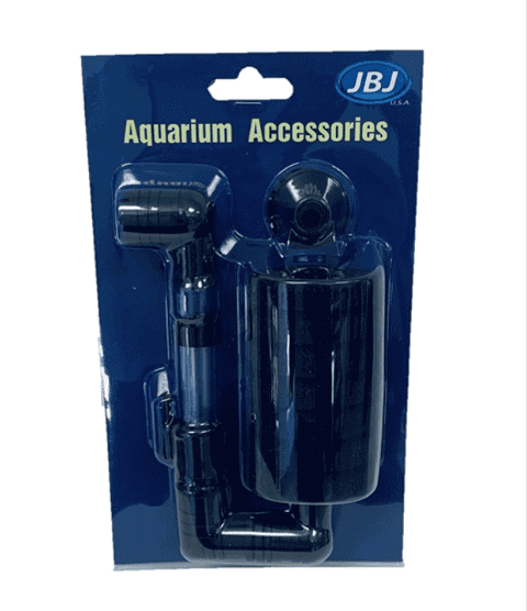 Sponge Filter for nano tank aquarium by JBJ providing mechanical and biological filtration, ideal for shrimp, fry, and small fish tanks.