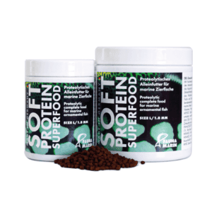 Soft Protein Super Food M 60 g fish food with proteins, vitamins, and minerals for healthy, vibrant marine fish.
