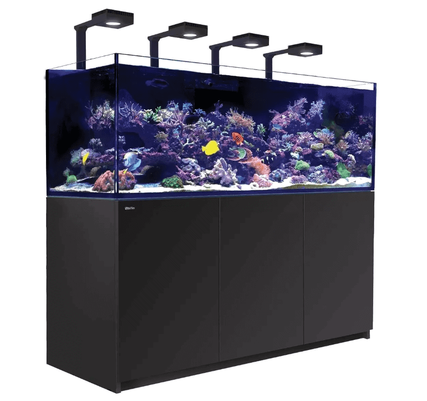 REEFER G2+ Series Deluxe Aquarium System with ReefLED lighting and robust marine-spec design.
