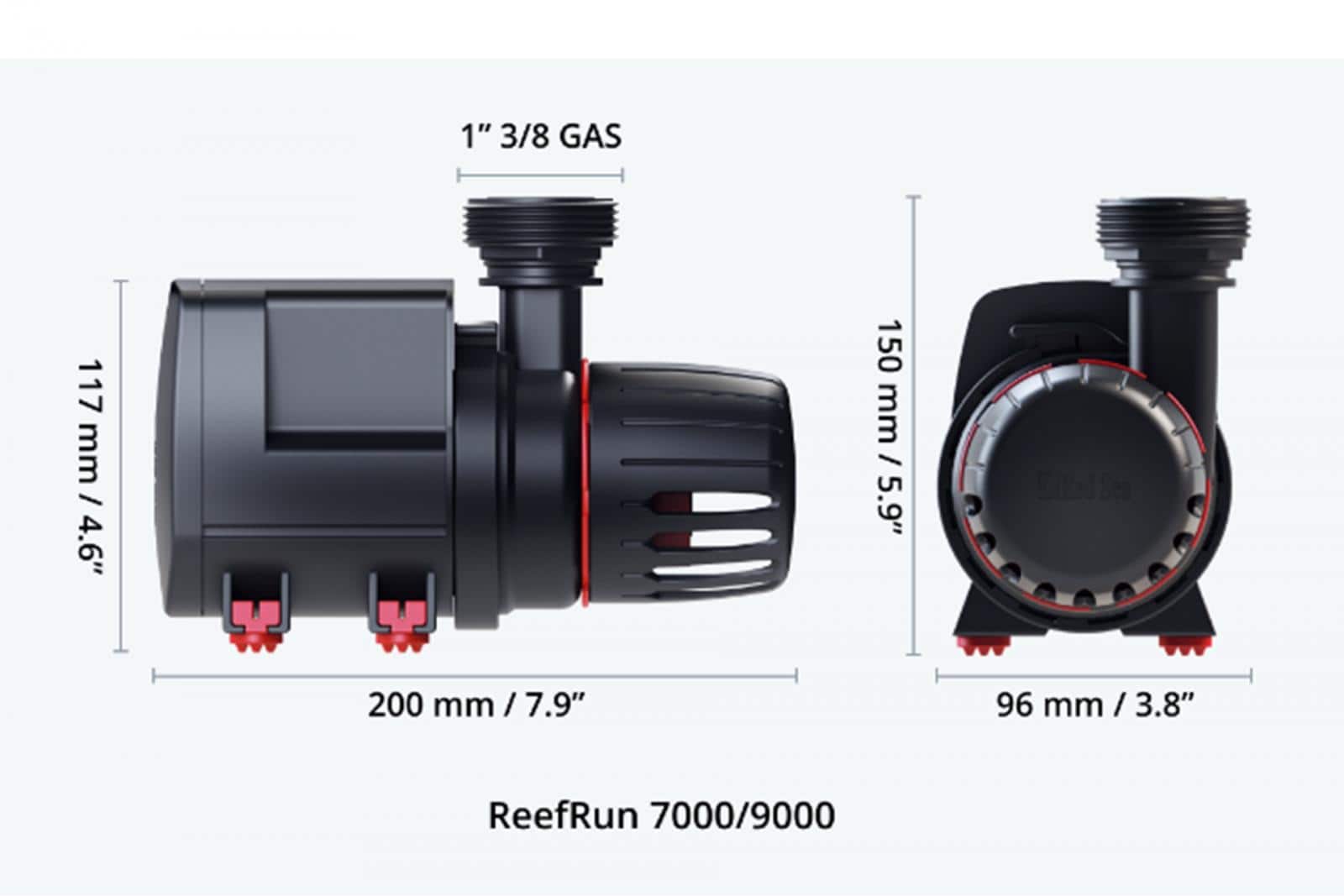 ReefRun 7000 DC Pump Controllable - Red Sea