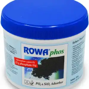 Rowaphos Phosphate Remover 250 ml for effective phosphate control in aquariums, enhancing water clarity and reducing algae. Rowaphos Phosphate Remover 250 ml for effective phosphate control in aquariums, enhancing water clarity and reducing algae.