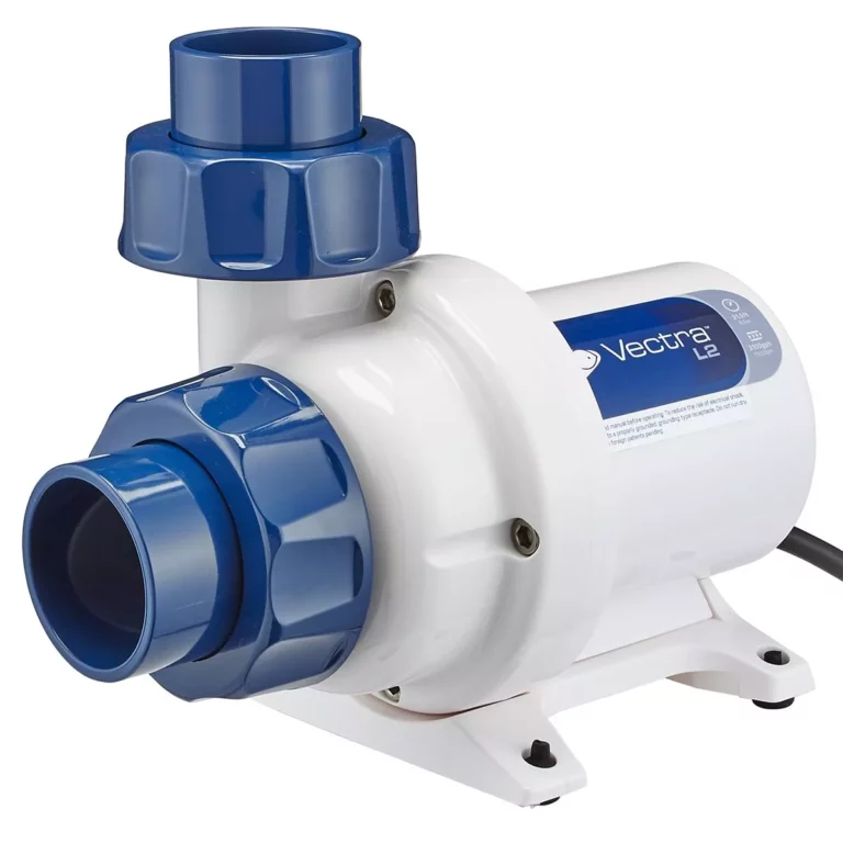 Vectra L2 DC Return Pump with Mobius app integration, 3100 GPH adjustable flow, and QuietDrive technology for efficient, silent aquarium operation.