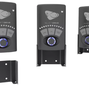 VorTech Driver Mount securely holds a VorTech pump driver in place, preventing clutter and enhancing the organization of an aquarium setup.
