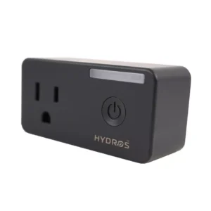 HYDROS Smart WiFi Plug with AC outlet control and wireless connectivity, compatible with the HYDROS app for aquarium automation.