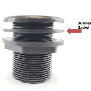 Bulkhead Replacement Gasket 1" by Lifegard Aquatics, durable PVC gasket for securing 1" bulkhead fittings in aquariums