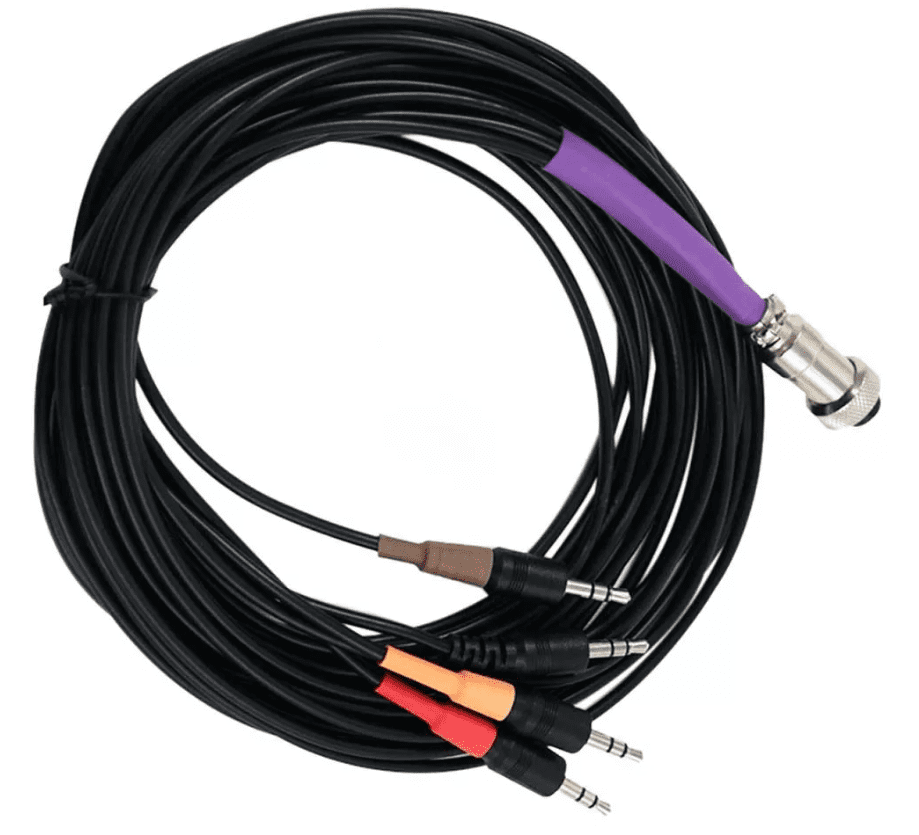 HYDROS WaveEngine Quad Cable 0-10V for managing multiple aquarium pumps, featuring remote control and 0-10V compatibility.