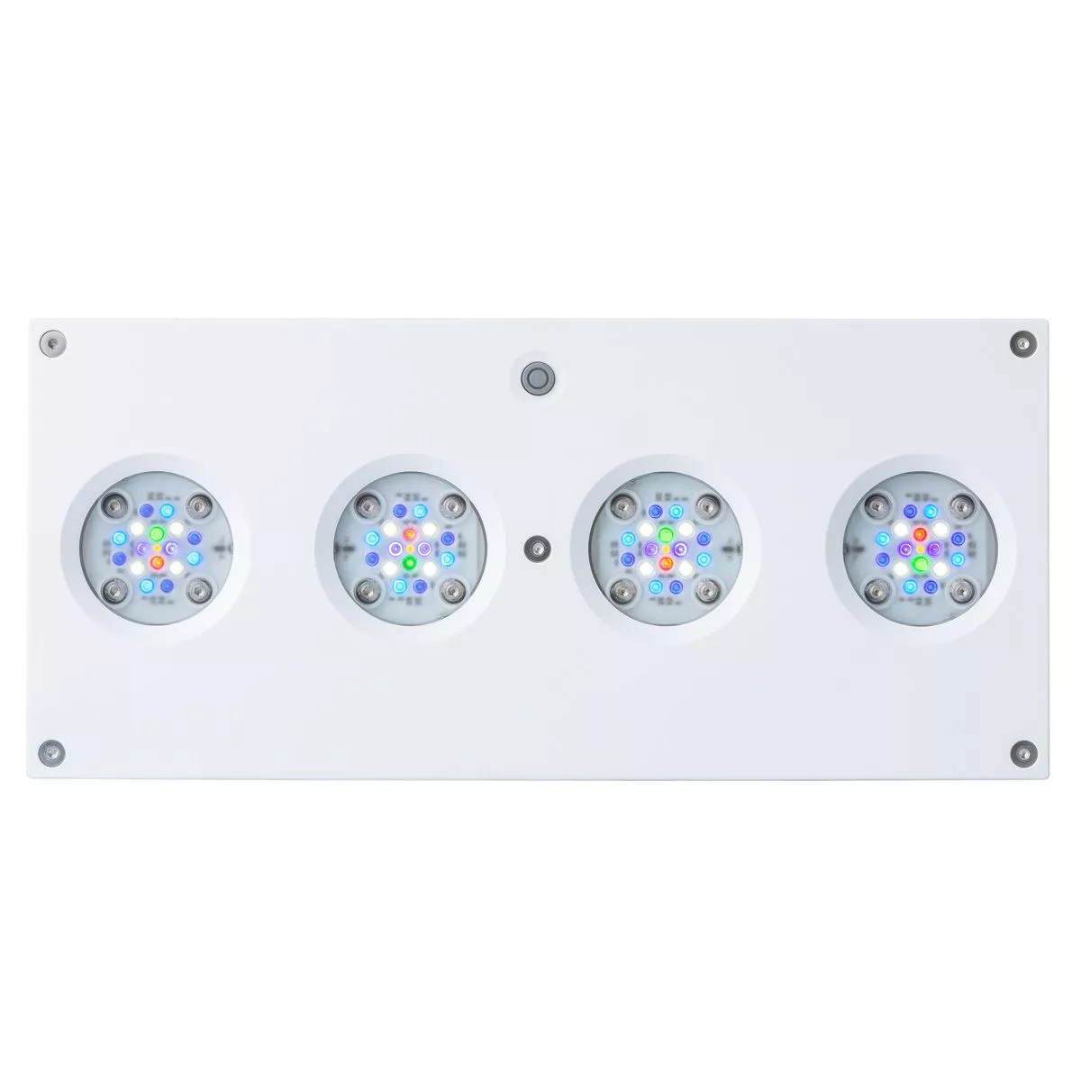 AI Hydra 64 HD LED reef light shown complete with vast spectrum of colors.
