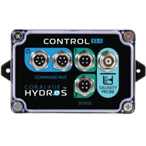 HYDROS Control X3-S smart aquarium controller with sensor and probe ports for reef tank automation.