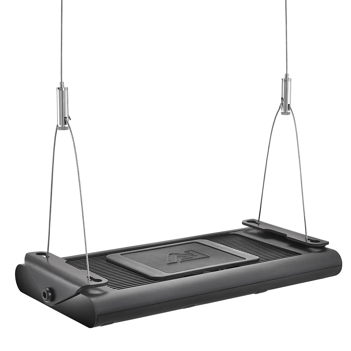 quaillumination Hydra Edge Hanging Kit shown suspended above a reef tank with modern and clean tension cable design.