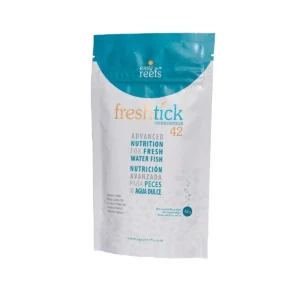 Easy Reefs Freshtick Omnivorous Fish Food high-protein blocks for freshwater fish.
