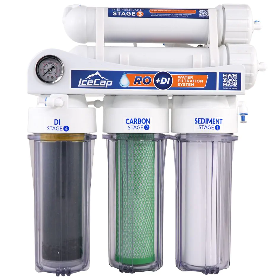 IceCap 200 gpd 4 Stage RODI Filtration System