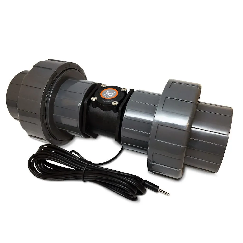 Neptune Systems 2 inch flow sensor with unions for Apex FMM monitoring