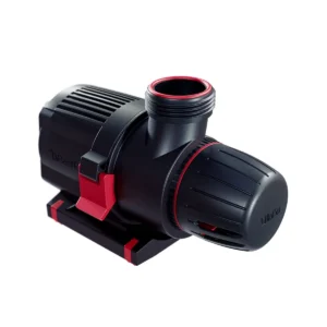 Red Sea ReefRun G2 6000 DC Pump with hose fittings for aquarium return flow.