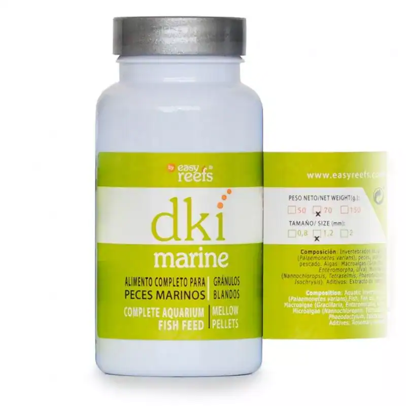 Easy Reefs DKI Marine Fish Food 70 grams 0.8 mm