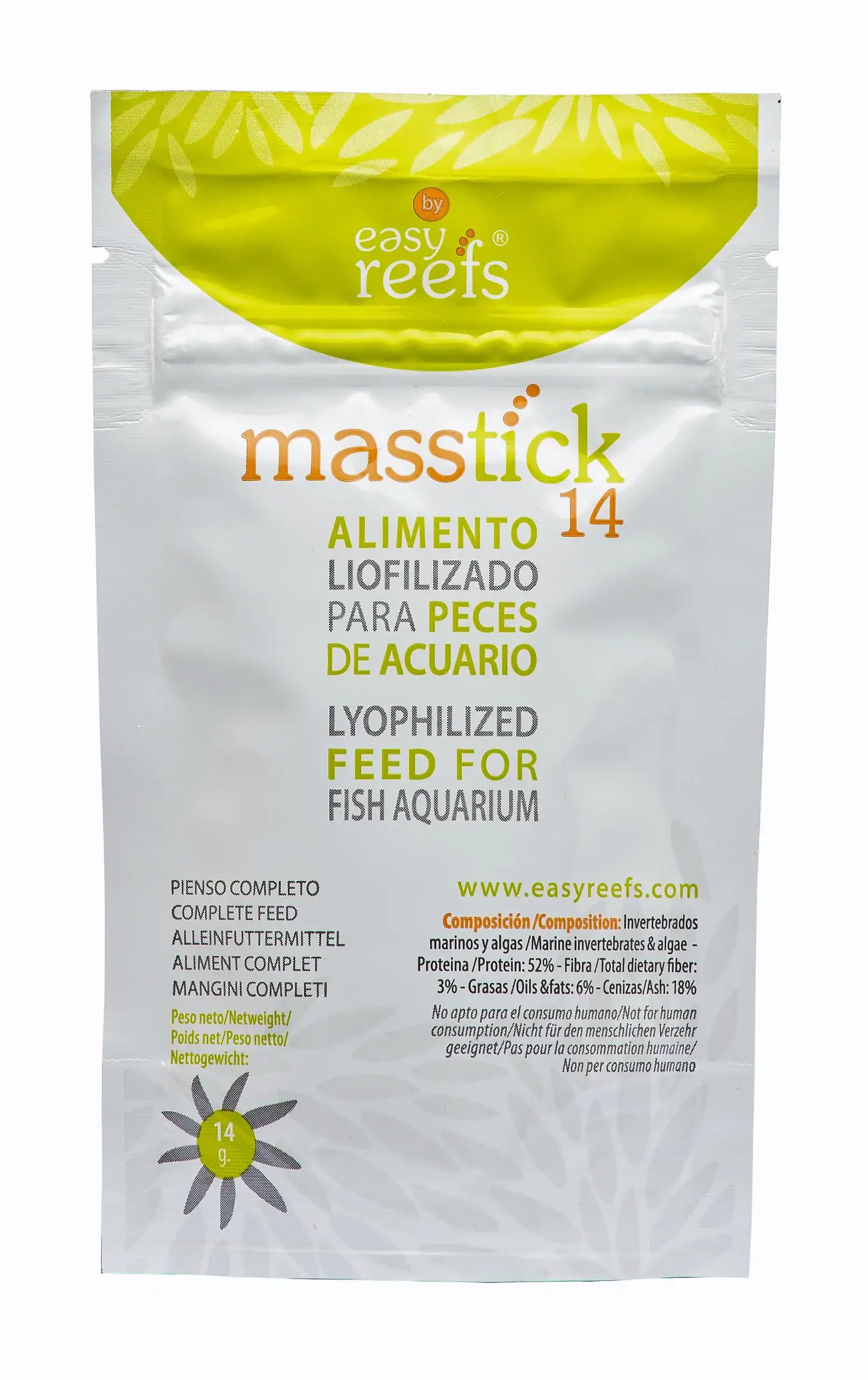 Easy Reefs Masstick Fish Food - 14 grams