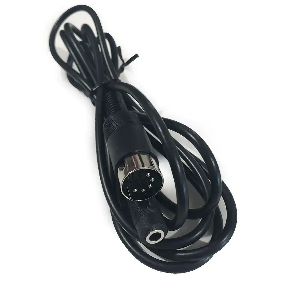 HYDROS Tunze 0–10V WaveEngine Pump Adapter plugged into Quad Cable for Tunze pump integration