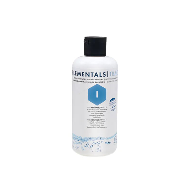 Fauna Marin Elementals Trace Iodine bottle for coral color and reef trace element balance
