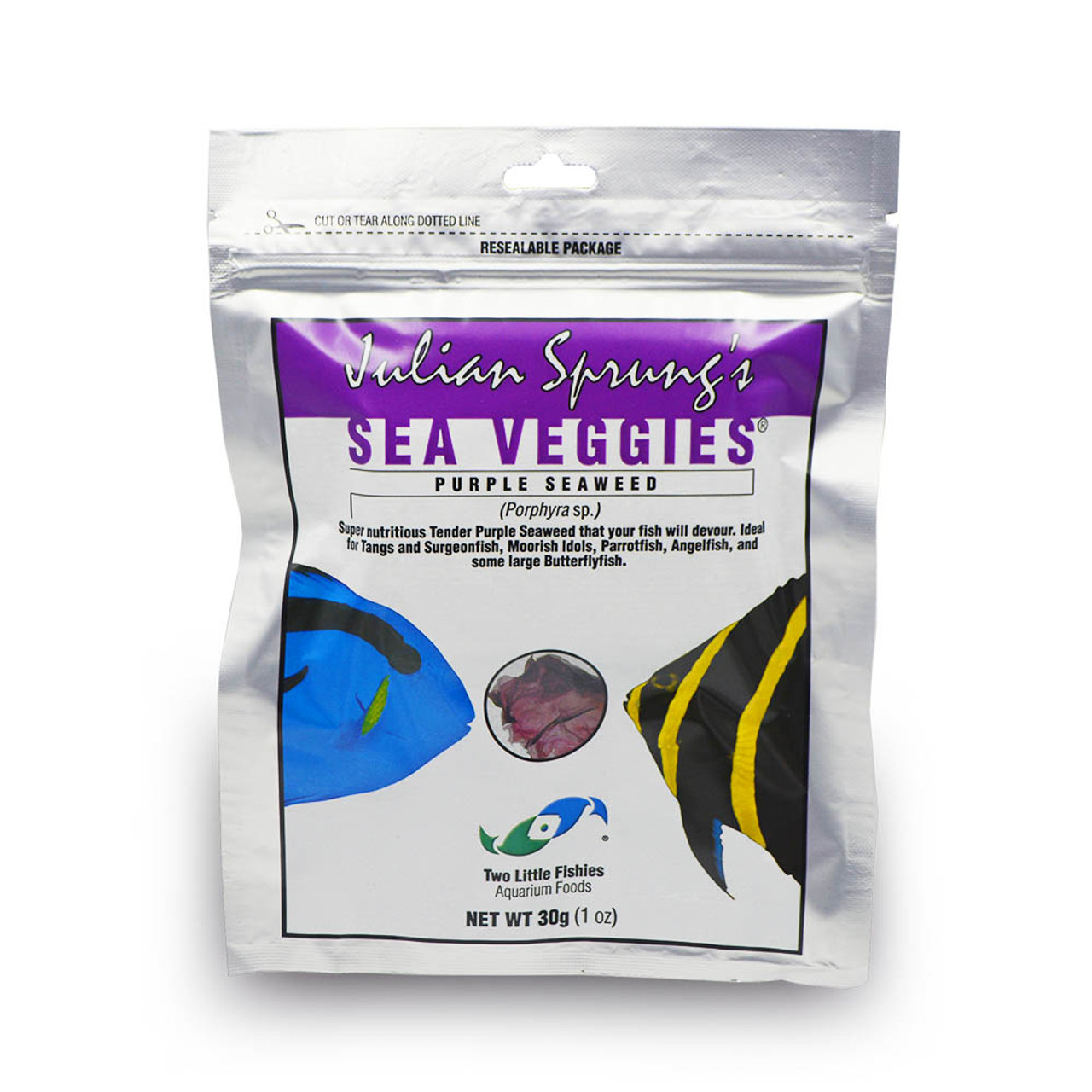 Sea Veggies Purple Seaweed 30g seaweed sheets for marine aquariums and freshwater fish feeding