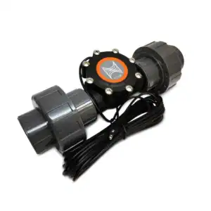 Neptune Systems 1 inch flow sensor for Apex FMM with unions, aquarium flow sensor 150-1500 GPH