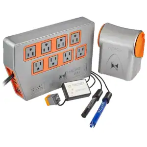 Nerptune Systems Apex A3 Aquarium Controller base unit with EB832, ph and temperature probes, MOS, LD-2, and Aquabus cable