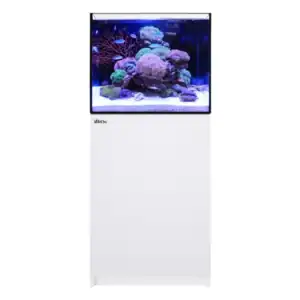 Red Sea REEFER 170 G3 White Aquarium with ReefGate Flow Valve and ReefATO Plus installed