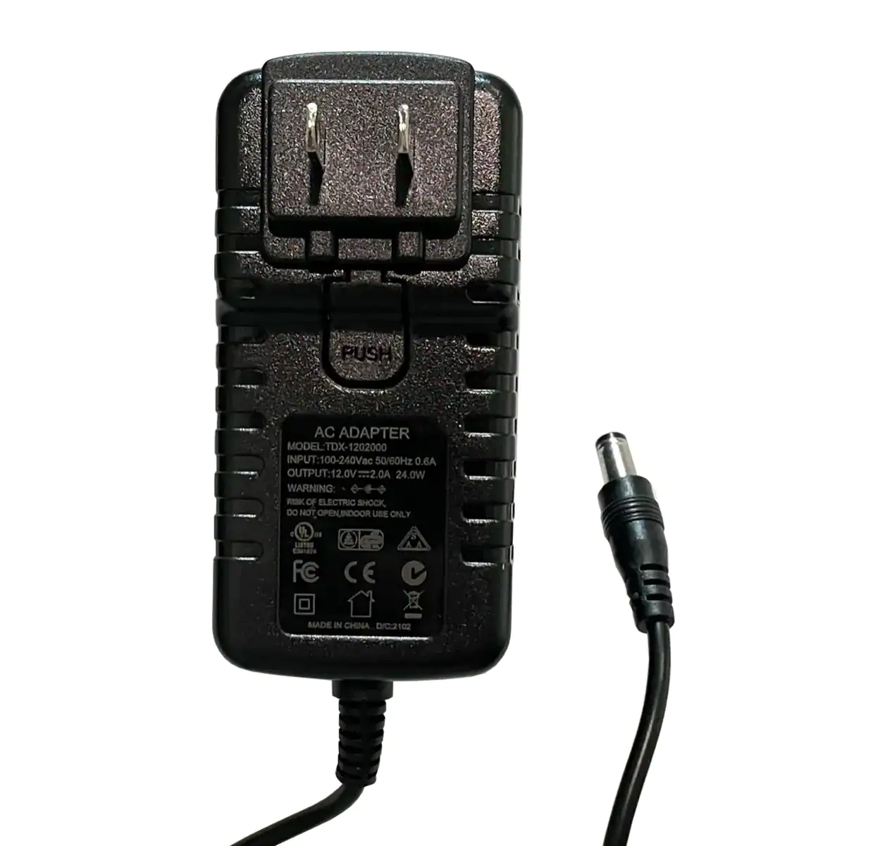 Kamoer & HYDROS dosing pump power supply with DC plug connector