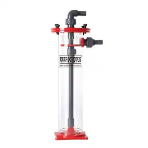 Reef Octopus BR110 Biopellet Reactor on white background for reef aquarium solid carbon dosing and nutrient control filtration